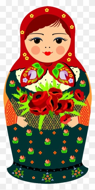 Russian Matryoshka Doll Png Picture - Russian Nesting Doll Png Clipart