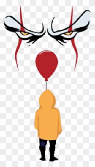 Decal Pennywise Clipart - Pennywise And Georgie Svg - Png Download