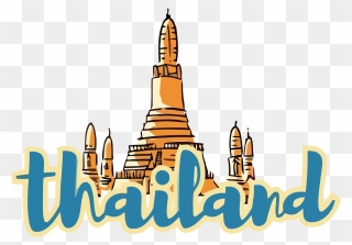 Sticker Material Euclidean Vector Thailand Logo Clipart - ไทย เวก เตอร์ - Png Download