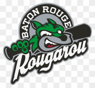 Baton Rouge Rougarou Baseball Clipart