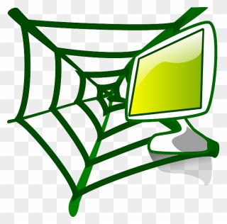Computer, Green, Icon, Cartoon, Web, Theme, Apps - Web Design Clip Art - Png Download