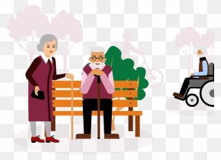Vector Old People Png Clipart
