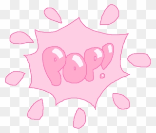 Gum Clipart Popping - Clipart Bubble Gum Pop - Png Download