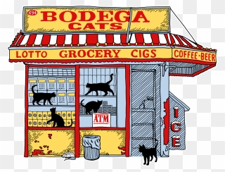 Transparent Storefront Clipart - Bodega Clipart - Png Download