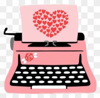 #hearts #heart #pink #typewriter #sctypewriter Clipart