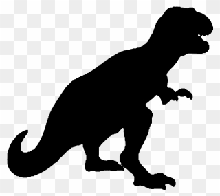 T-rex Emblem Bo - Dinosaur Silhouette T Rex Clipart