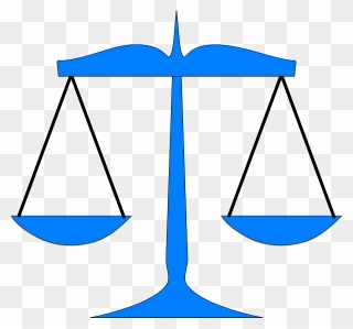 Balance Scale Clipart - Scales Of Justice Clip Art - Png Download