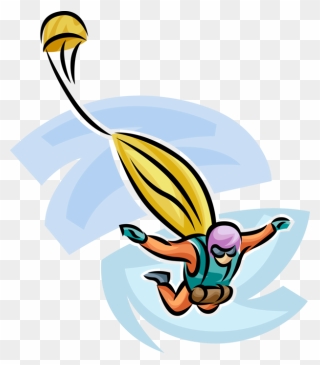 Skydiving Cartoon Png Clipart