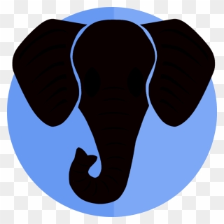 Indian Elephant African Bush Elephant Republican Party - Elephant Head India Silhouette Clipart
