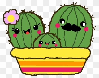 Pixilart Slightly Derpy Cactus - Cute Cactus Clipart - Png Download