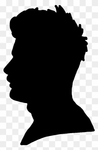 Silhouette Male Photography Clip Art - Man Profile Silhouette Png Transparent Png