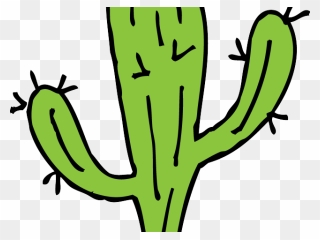 Desert Huge Freebie - Cactus Black And White Clipart - Png Download