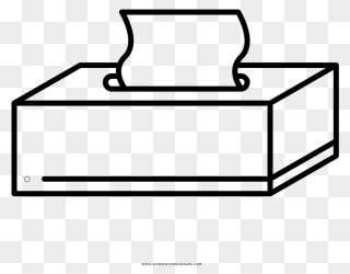 Transparent Tissue Box Png - Tissue Box Coloring Page Clipart