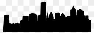 Silhouette City Skyline At Getdrawings - Silhouette City Skyline Transparent Background Clipart