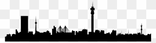 Atlanta Drawing Skyline San Diego Transparent Png Clipart - Johannesburg Skyline Silhouette