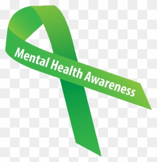 Mental Health Clipart Green Awareness Ribbon - Transparent Mental Health Awareness Logo - Png Download