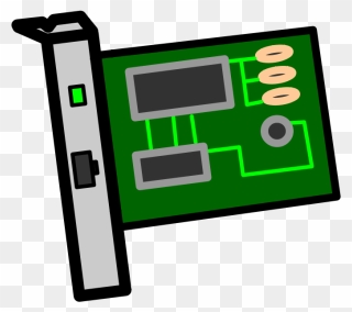 Network Interface Card Symbol Clipart