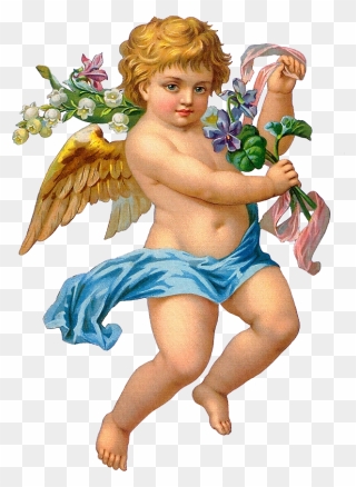Cupid Clipart Cherub - Renaissance Baby Angel Paintings - Png Download