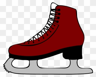 Ice Skates Png - Ice Skate Clipart Black And White Transparent Png