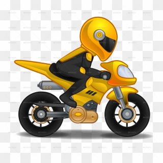 Vector Motorbike By Pasilan - Transparent Background Motorbike Clipart - Png Download
