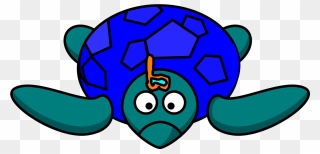 Cartoon Sea Turtle Clipart - Png Download