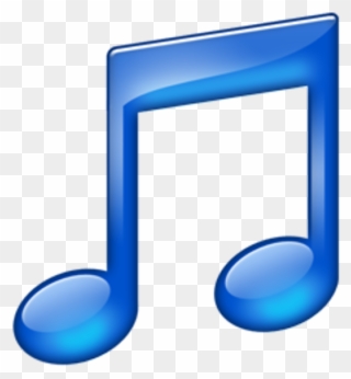 Music Icon - Blue Music Note Png Clipart