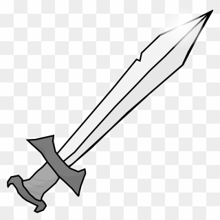 Clipart Sword Original - Sword Clipart Black And White - Png Download