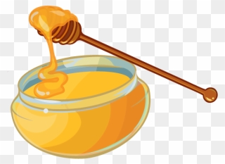 Honey Jar Cartoon Png - Transparent Background Honey Jar Clipart