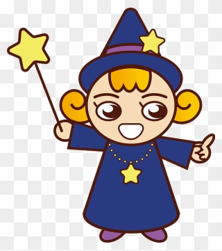 Witch Magic Clipart - 魔法使い 魔女 イラスト - Png Download