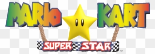 Hero Clipart Superstar - Mario Kart Super Circuit - Png Download