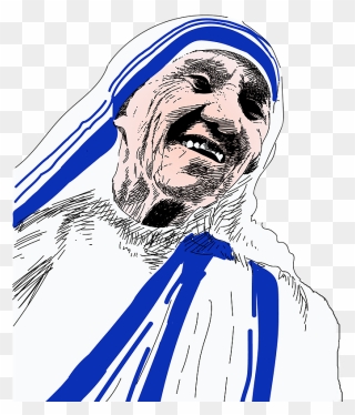 Mother Teresa Clipart - Great Realization - Png Download