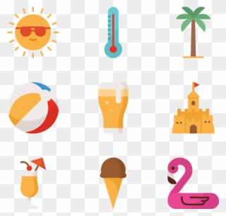 Summer Vector Icons Png Clipart