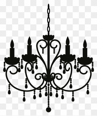 Vector Graphics Clip Art Chandelier Royalty-free Image - Chandelier Silhouette Png Transparent Png