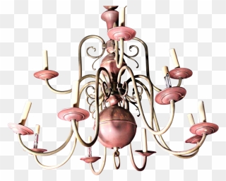 Pink Chandelier Png Clipart
