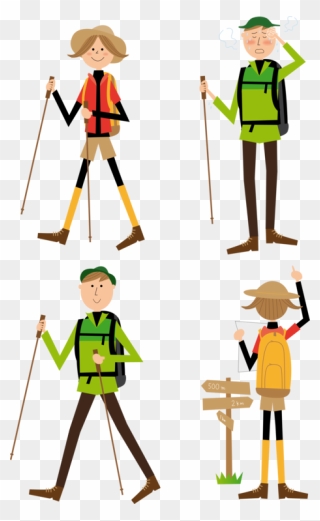 Standing,human Behavior,easel - Hiking Drawing Clipart