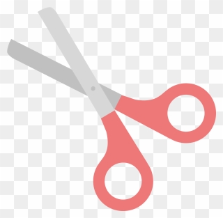 Transparent Scissors And Comb Png - Transparent Cartoon Scissors Png Clipart