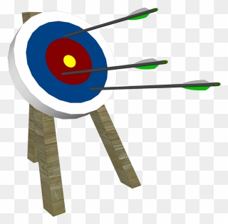 Different Kinds Of Sports - Bow Target Transparent Clipart