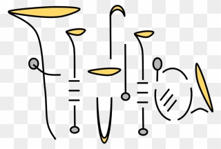 Brass Quintet Logo Clipart