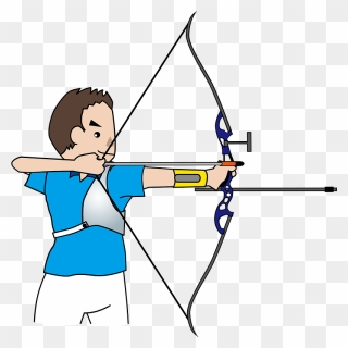 Archery Sports Clipart - Target Archery - Png Download
