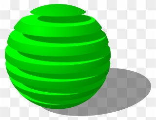 Sliced Ball - Sliced Sphere Clipart