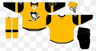 Jersey Clipart Pittsburgh Steelers - Pittsburgh Penguins Jersey Database - Png Download
