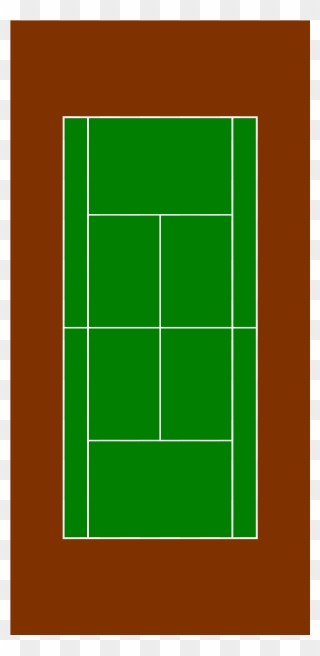 Tennis Court Free Clip Art - Png Download