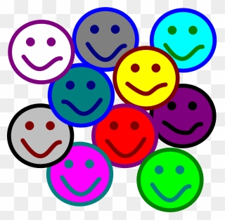 Group Of People Working Together Clipart Money Image - Group Smiley Faces Clip Art - Png Download