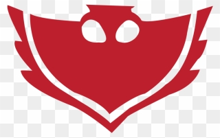 Pj Masks Owlette Symbol - Pj Mask Logo Png Clipart