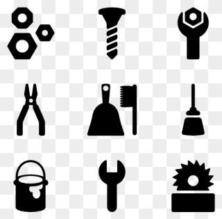 Handyman Clipart Mechanic Tool Box - Reparation Icons - Png Download