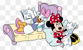Transparent Can"t Remember Clipart - Daisy Duck And Minnie - Png Download