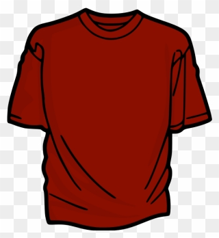 Red T-shirt Vector Graphics - T Shirt Clipart Red - Png Download