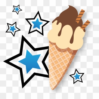 Logo Of Star Ice Cream Clipart