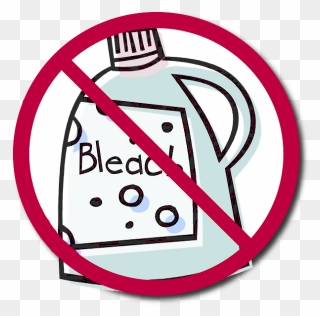 Dangers Of Bleach - No Unhealthy Food Sign Clipart