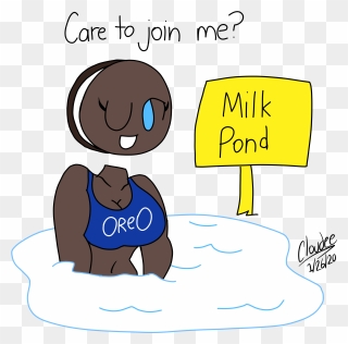 Milk Pond - Cartoon Clipart